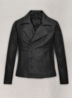 (image for) Emma Stone Leather Jacket #1