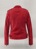 (image for) Soft Lava Red Suede Leather Jacket # 267