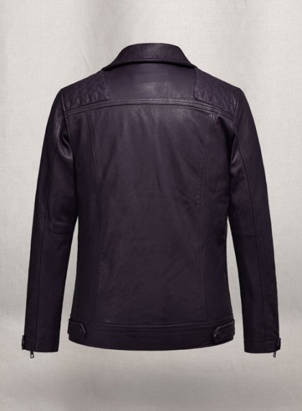 (image for) Ironwood Purple Biker Leather Jacket