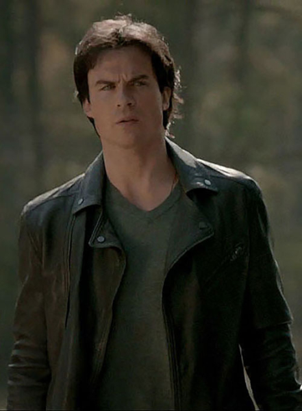 (image for) Ian Somerhalder The Vampire Diaries Leather Jacket