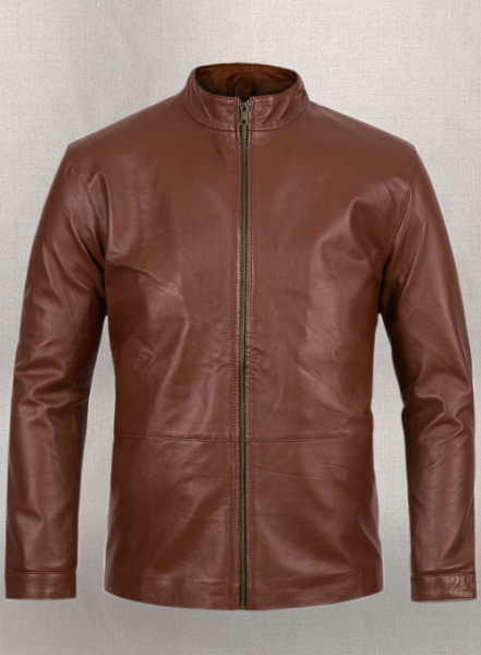 (image for) Tan Brown Minority Report Leather Jacket