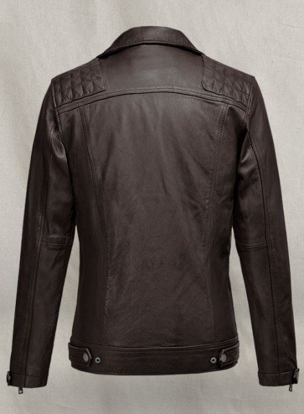 (image for) Ironwood Brown Biker Leather Jacket