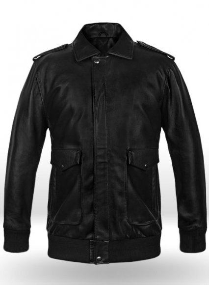 (image for) A2 Flight Bomber Leather Jacket