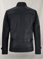 (image for) Dark Blue Stretch Tom Cruise Premier Leather Jacket