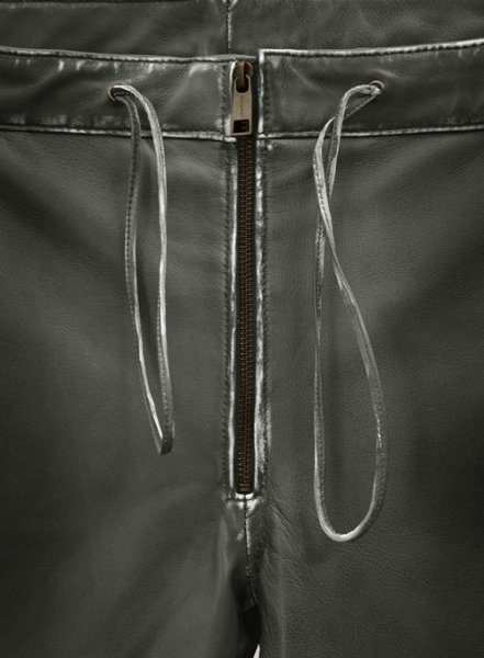 (image for) Rubbed Charcoal Ricky Martin Leather Pants