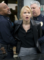 (image for) Jennifer Lawrence Joy Leather Blazer