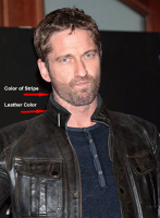 (image for) Gerard Butler Leather Jacket #1