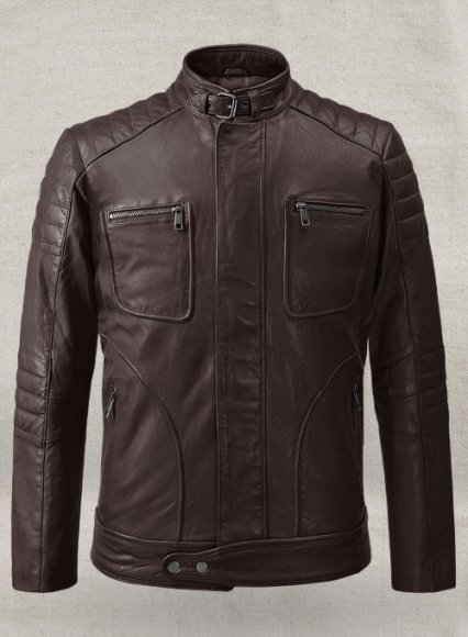 Firefly Moto Brown Biker Leather Jacket