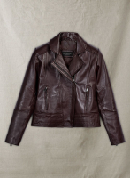 (image for) Katie Holmes Leather Jacket