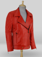 (image for) Red Katy Perry Leather Jacket