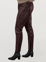 (image for) Carrier Burnt Wine Leather Pants