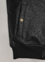 (image for) Black Ostrich Tom Cruise Leather Jacket #2