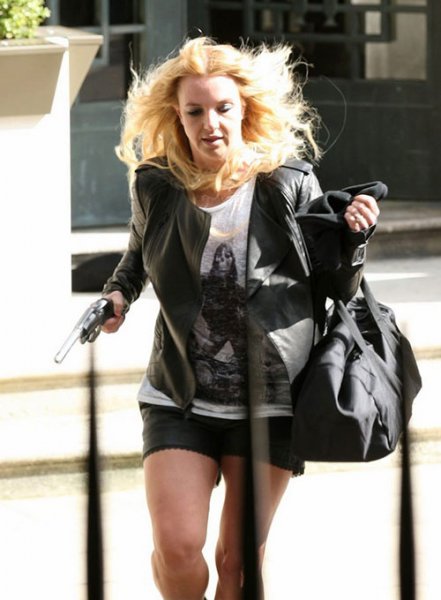 (image for) Britney Spears Leather Jacket