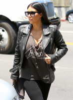 (image for) Kim Kardashian Leather Jacket