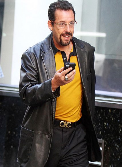 (image for) Adam Sandler Uncut Gems Leather Blazer