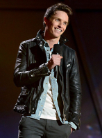 (image for) Eddie Redmayne Leather Jacket