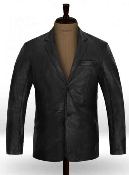 (image for) Dave Bautista Leather Blazer