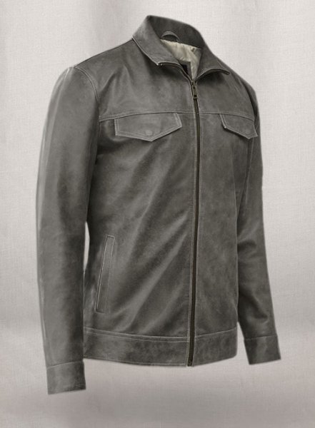 (image for) Vintage Dirty Gray Daniel Radcliffe Harry Potter Leather Jacket