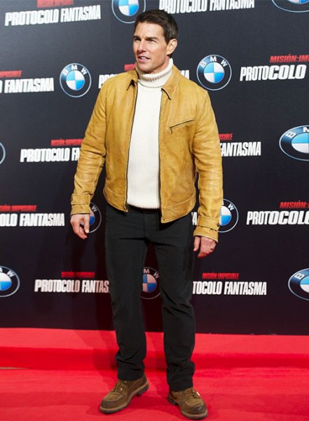 (image for) Tom Cruise Mission Impossible 4 Premiere Leather Jacket