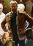 (image for) Hugh Jackman Logan Leather Jacket