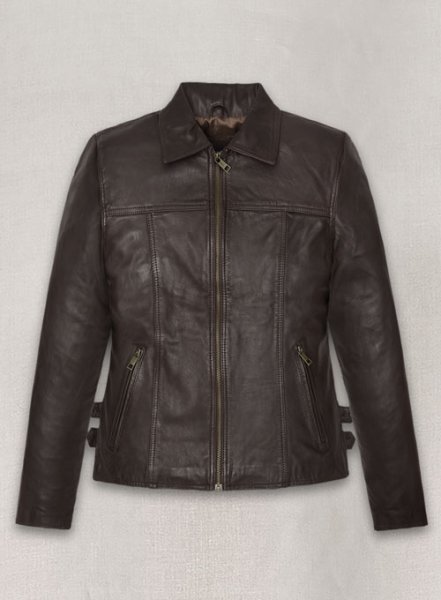 (image for) Hailey Baldwin Bieber Leather Jacket #1