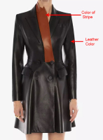 (image for) Turk Lapel Leather Trench Coat