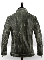 (image for) William Charcoal Leather Jacket