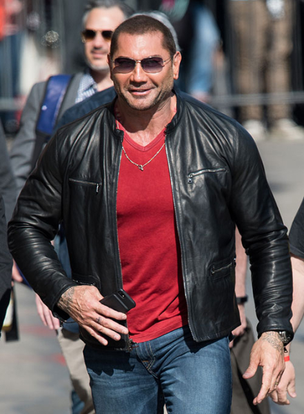 (image for) Dave Bautista Leather Jacket