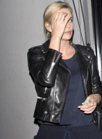 (image for) Charlize Theron Leather Jacket