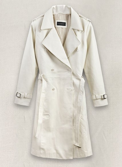 Off White Vanessa Kirby Mission Impossible Leather Coat