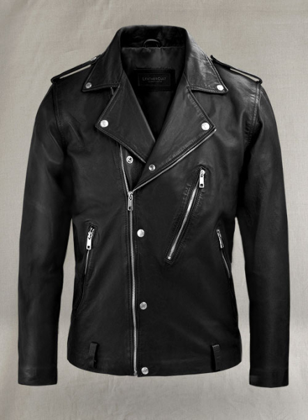 (image for) Beast Black Biker Leather Jacket