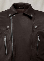 (image for) Dauntless Brown Biker Leather Jacket