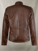 (image for) Spanish Brown Military M-65 Leather Jacket