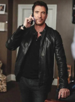 (image for) Dylan McDermott Hostages Leather Jacket