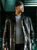 (image for) Will Smith I Robot Leather Long Coat