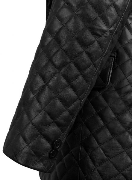 (image for) Bocelli Quilted Leather Blazer