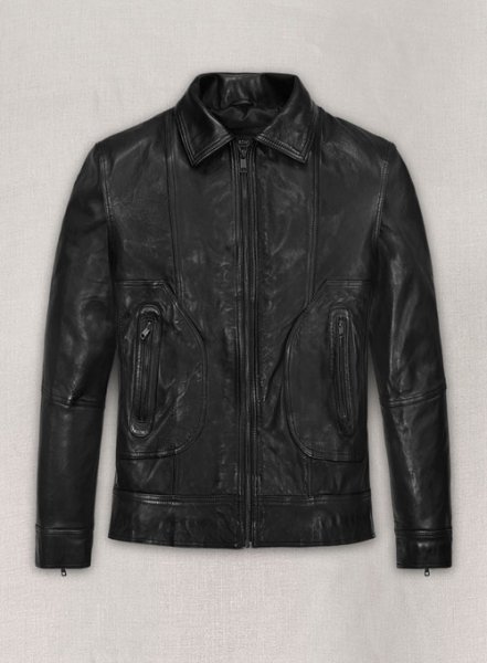 (image for) Sam Worthington Leather Jacket #1