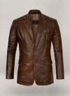 (image for) Spanish Brown Medieval Leather Blazer