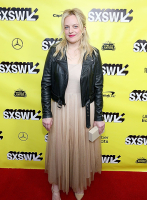 (image for) Elisabeth Moss Leather Jacket