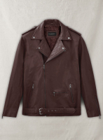 (image for) Rutland Burgundy Riding Leather Jacket