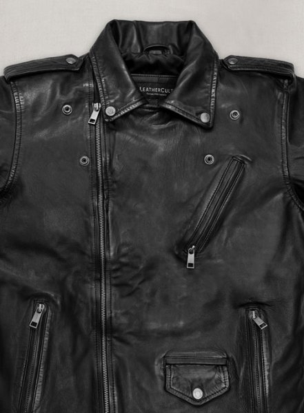 (image for) Pure Leather Biker Jacket #2