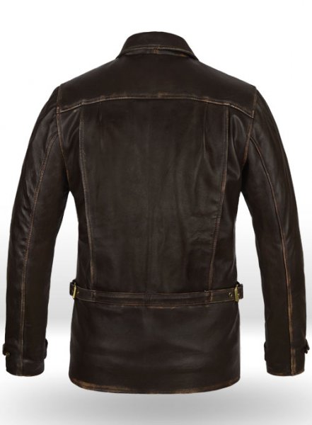 (image for) Rubbed Brown Taylor Lautner The Twilight Saga Leather Jacket