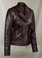 (image for) Katie Holmes Leather Jacket