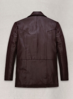 (image for) Johnny Depp Donnie Brasco Leather Blazer