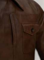 (image for) Leonardo DiCaprio The Aviator Leather Jacket