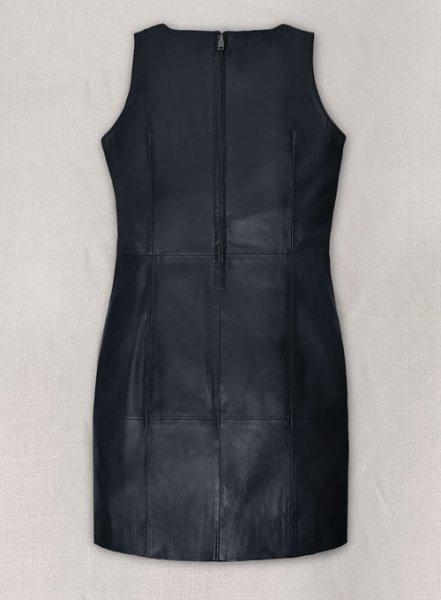 (image for) Dark Blue Modern Leather Dress - # 750