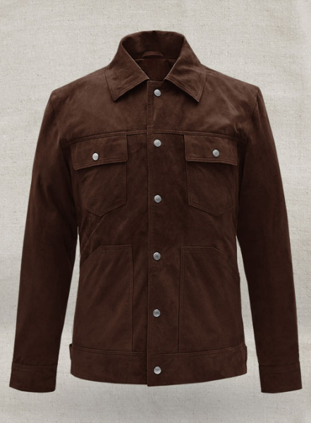 (image for) Brown Frodo Suede Leather Jacket