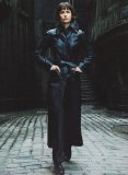 (image for) Katherine Waterston Fantastic Beasts Leather Long Coat