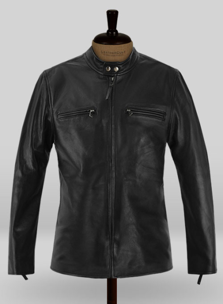 (image for) Black Bradley Cooper Burnt Leather Jacket