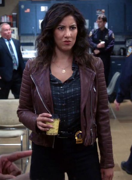 (image for) Stephanie Beatriz Brooklyn Nine-Nine Leather Jacket